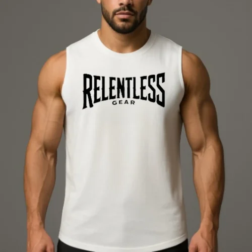 IronWill Gym Tank Top-White