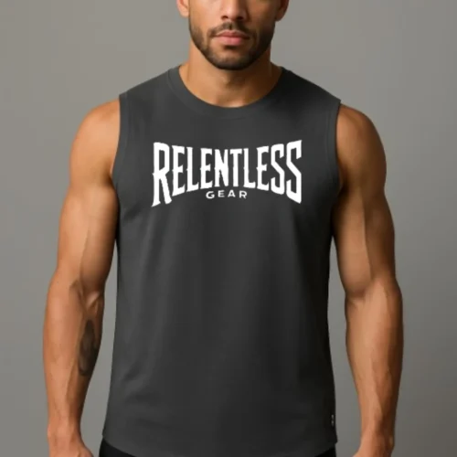 IronWill Gym Tank Top-Dark grey