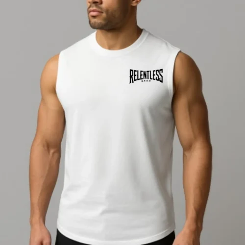 GearUp Performance Tank Top-White