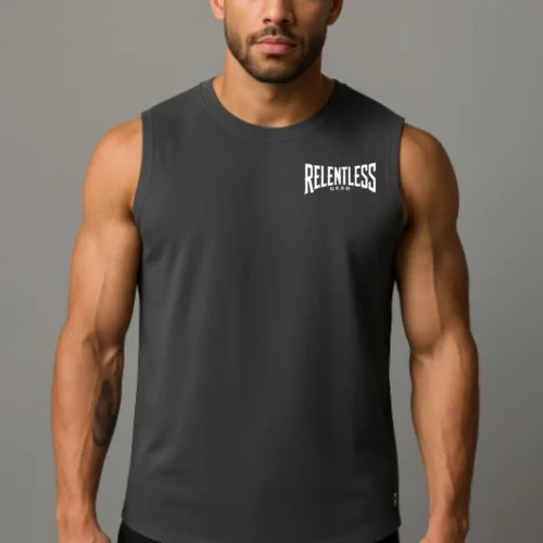 GearUp Performance Tank Top-Dark grey
