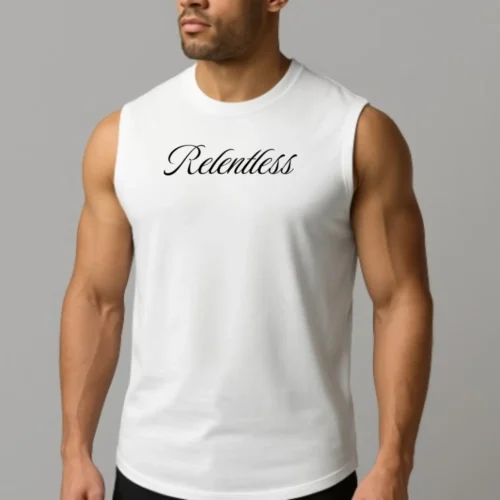 SteelCore Gym Tank Top-White