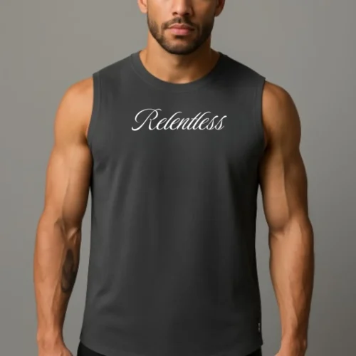 SteelCore Gym Tank Top-Dark grey