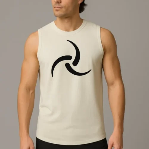 Unstoppable Force Tank Top-Beige