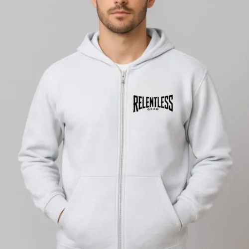 GearUp Performance Zip Hoodie -White