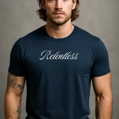 SteelCore Gym Tee-Navy blue