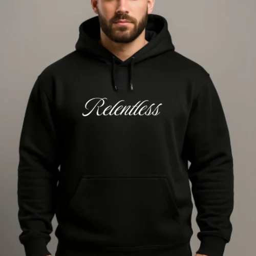 SteelCore Gym Hoodie    -Black