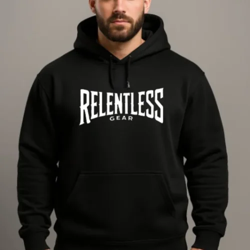 IronWill Gym Hoodie  -Black