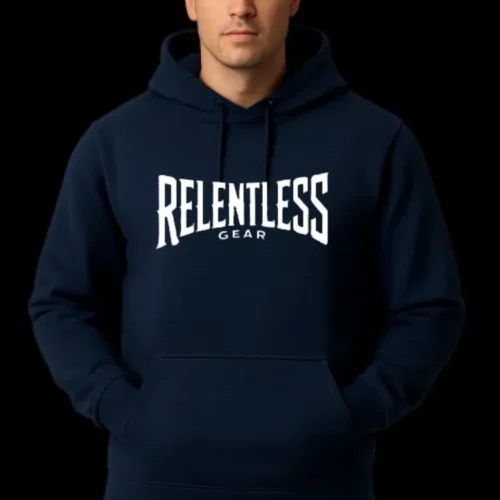 IronWill Gym Hoodie  -Navy blue