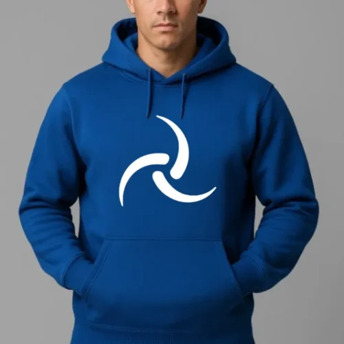 Unstoppable Force Hoodie   -Blue